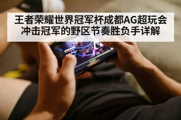 王者荣耀世界冠军杯成都AG超玩会冲击冠军的野区节奏胜负手详解